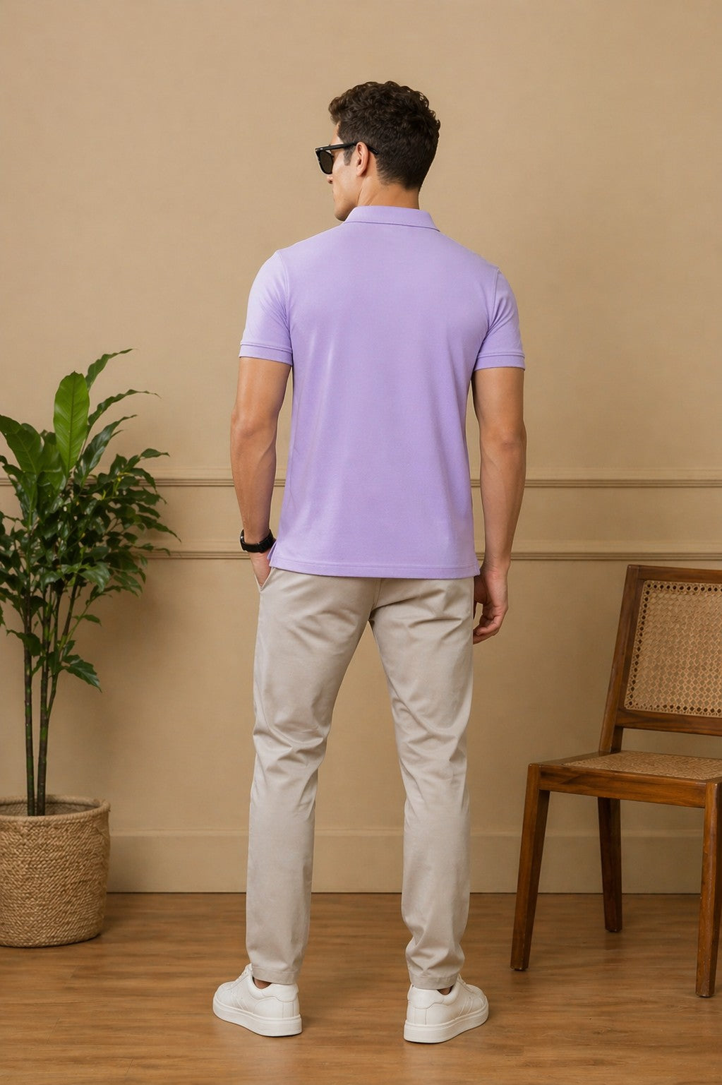 Violet Crest Polo