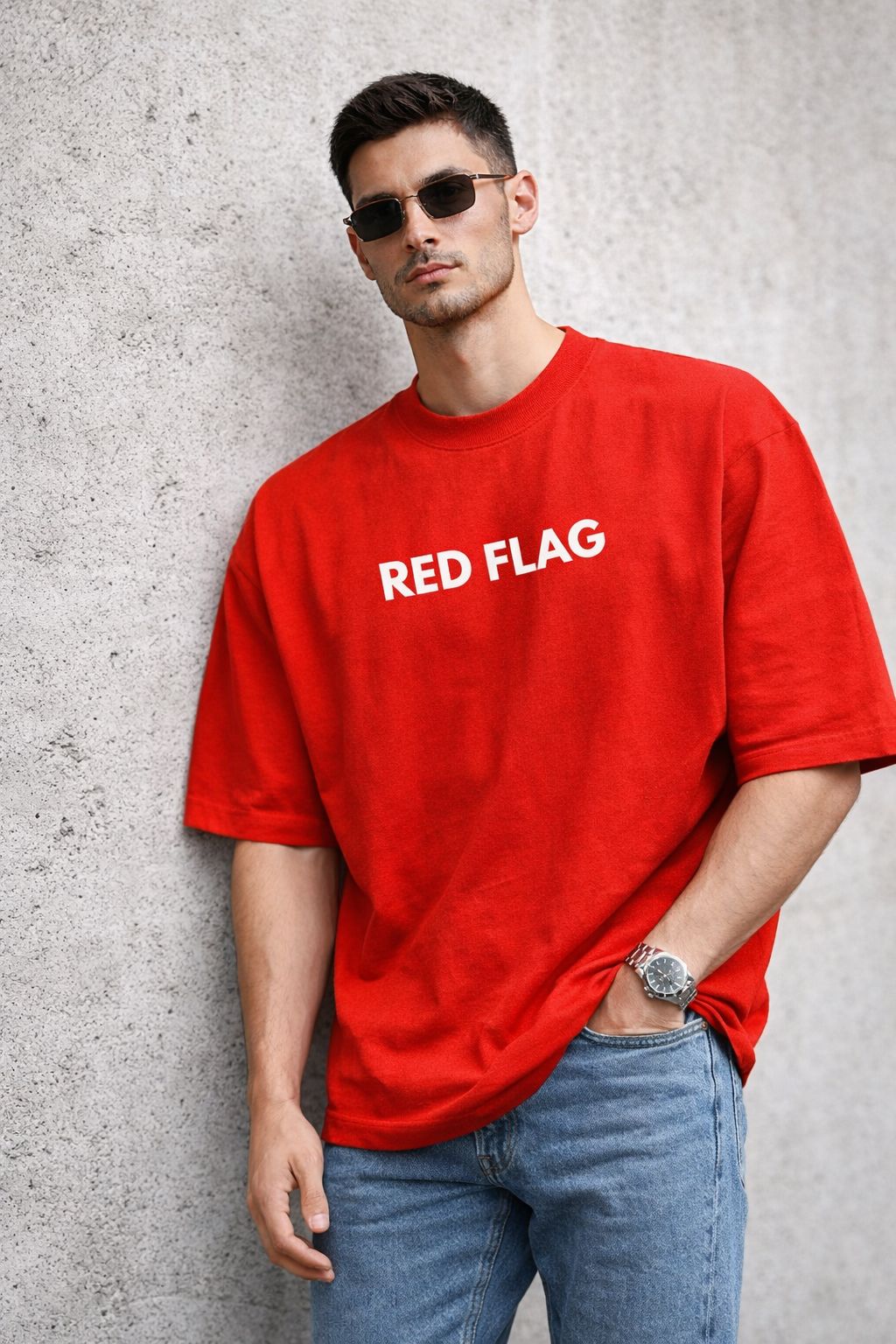 Certified Red Flag Oversized T-Shirt